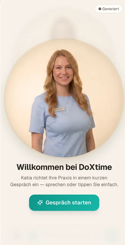 DoxTime Katia auf dem Smartphone